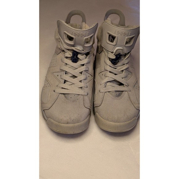 Air Jordan 6 VI Mid Georgetown Retro Men's Size-7 Grey/Blue Sneakers CT8529-012 - Picture 12 of 16